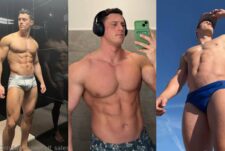 Rafael Sales (ralf_sales) shows off in the shower