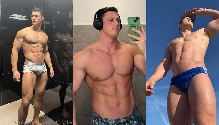 Rafael Sales (ralf_sales) shows off in the shower