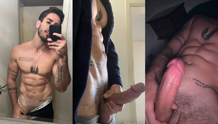 Henrique Nassif jerks off aggressively