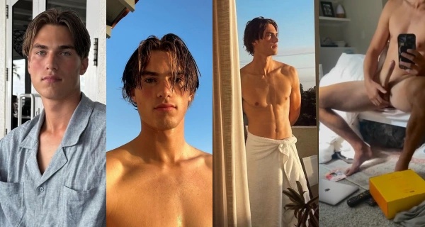 Hot young rich kid (Zach Cox) jerk compilation