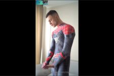 Jerking my big cock in my Spider-Man costume – Max Barz (max_barz)
