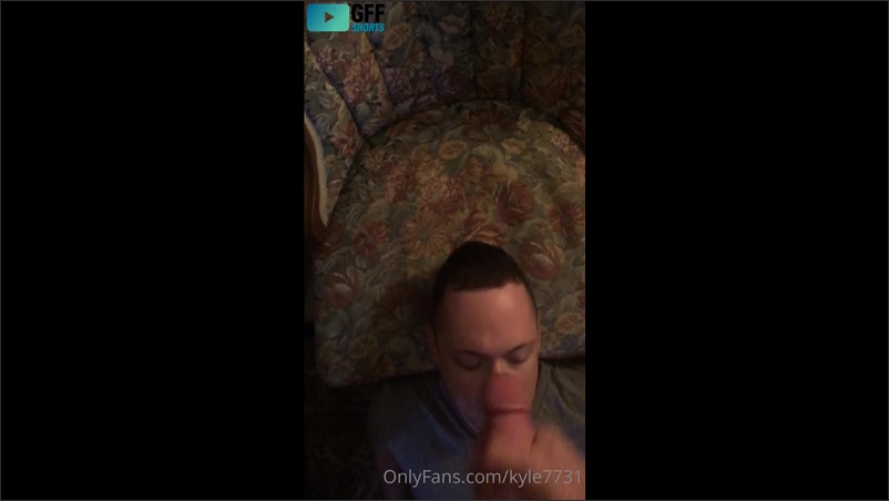 Late night blowjob and covering his face with my load – Kyle7731