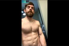 Showing off my muscular body and jerking my big dick till I cum – John (bigboyplay)