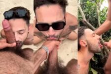 Igor Lucios and Milo Galician – cruising at gay beach