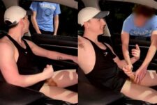 Clip of a twink getting sucked in the front seat