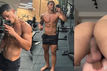 Alex Mendes (Alexwm10) fucks a sex toy