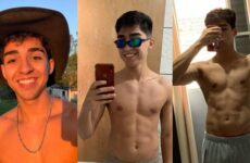 Quick clip of TikToker Tiago Tiguera showing off his cock