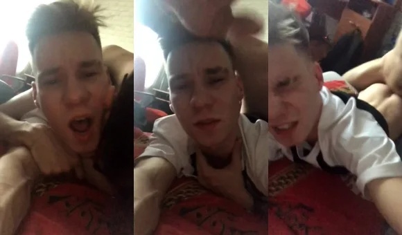 POV view of a twink taking a cock