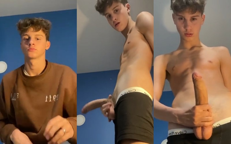 Jackk_101 jerks his big twink cock