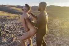 Sean Maygers and Micah Martinez fuck on a hike