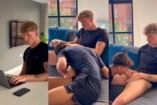 Chase Parker visits Axel65xxx to suck him off