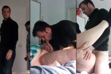 Fucking with a chubby mature guy