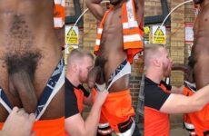 Sucking a construction worker’s BBC before he fucks me