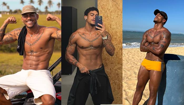 Vini Teixeira from Rancho do Maia shows off his cock in his underwear