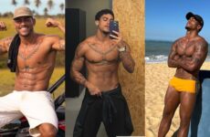 Vini Teixeira from Rancho do Maia shows off his cock in his underwear