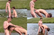 Twinks fuck in the stream