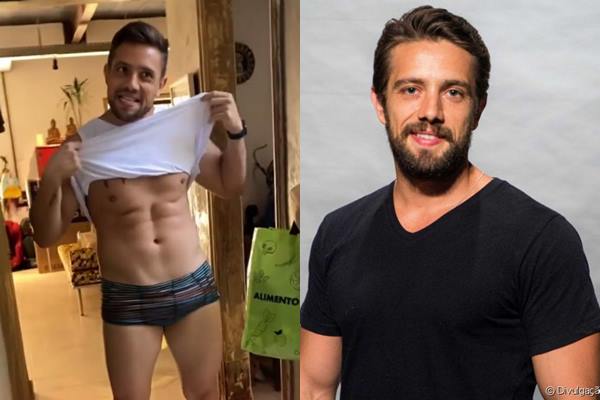 Very quick clip of Rafael Cardoso jerking his cock