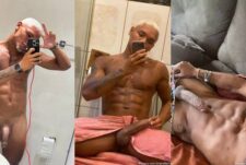 Rio de Janeiro native Uweliton jerks off