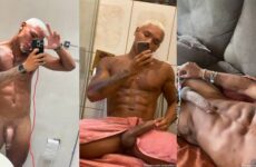 Rio de Janeiro native Uweliton jerks off