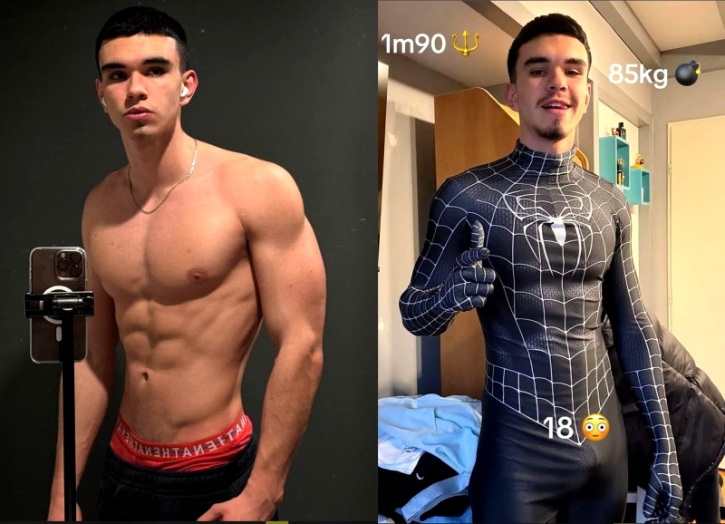 TikToker Raph Pk shows off his hairy hole