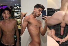 Breno Mucelin jerks his massive latin cock