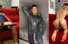 BoyGym shows off his hole while he jerks off