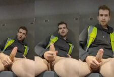 British guy jerks off in his truck and then has a chat with you