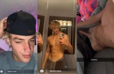 Jerk messages from a fit blonde twink