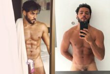 Gabriel Fuentes shows off his cock and cums