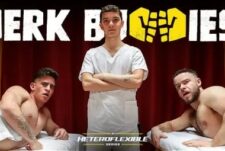 Trevor Brooks, Sam Ledger and Marcus McNeill – massages leads to fucking