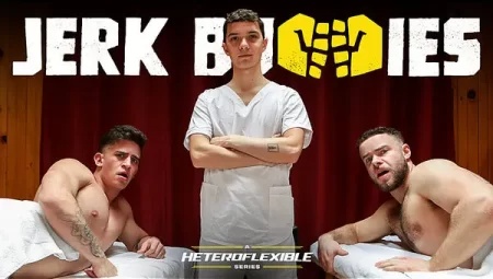 Trevor Brooks, Sam Ledger and Marcus McNeill – massages leads to fucking