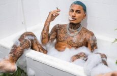 Dynho Alves (Dynhoalves) – clip of him rolling a blunt with his cock out