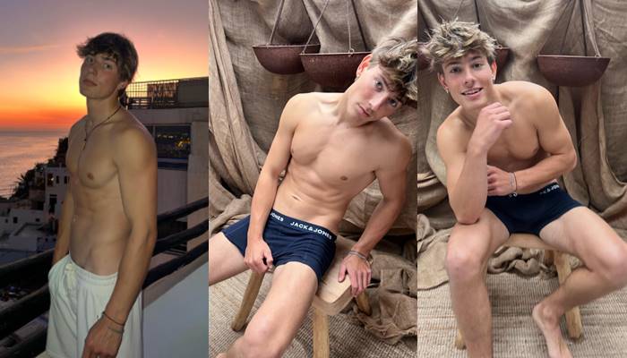 TikToker Klass Francisks shows off his cock – a compilation