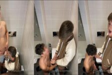 Svandylove – sucking in the bathroom