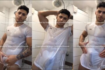 Fitnarad shows off in a wet shirt