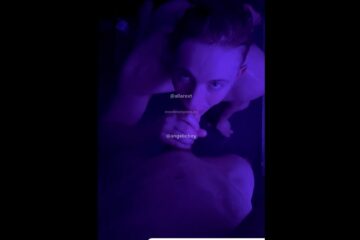 Angelicboy sucks Allarext in the shower