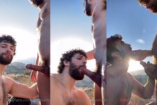 bbyshamu – sucking eachother on a hike