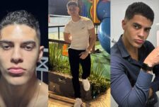 A clip of Pedro Vicent (Jump) showing off his cock in bed