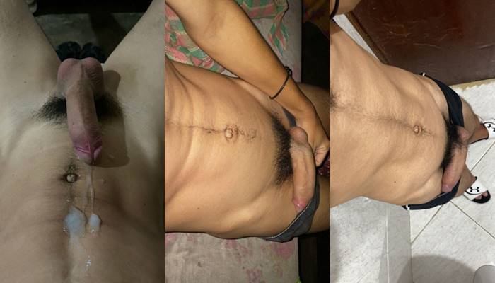 Hairy white cock gets jerked and cums – ArthurVictor