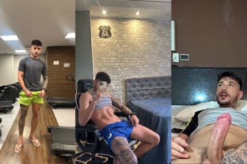 Levy Mattos (mattoslevyy) shows off his veiny cock Levy Mattos (mattoslevyy) shows off his veiny cock