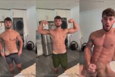 Showing off my muscles and stroking my cock until I shoot a load over my body – FreakyFitKing (f.f.k)
