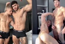 Dildo Action – FitNarad fucks Peachy Boy with a dildo