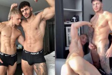 Dildo Action – FitNarad fucks Peachy Boy with a dildo