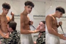 Sepanta – Punishing ldnfootslave_9595 and making him worship my abs