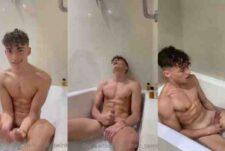 Romeo Twink – Jerking off in the bathtub