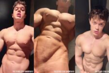 Stroking my cock while showing off my big strong muscles – Andrewad