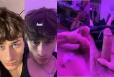 Tiktoker jerks off and plays with his hole – a compilation