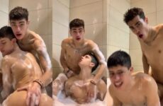 Onlymati69 gets fucked by Edipo Rey in the bath