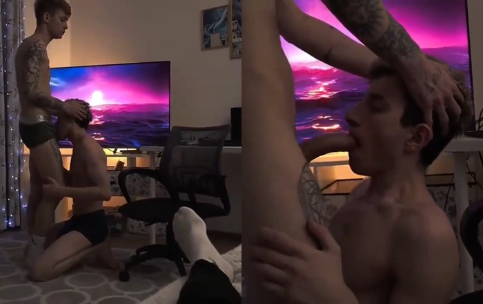 A late night twink sucking