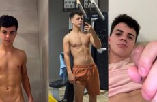 Twink Jose Julio jerks off